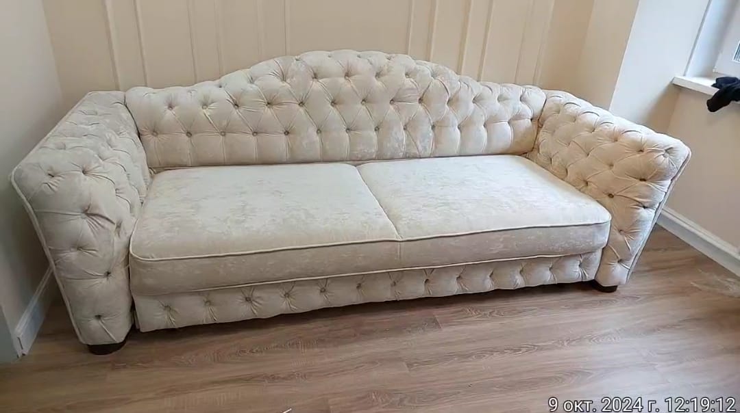 Замена обивки дивана на дому. Подпорожье