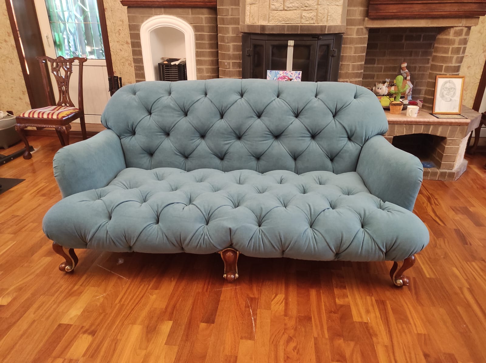 Обивка дивана. Подпорожье